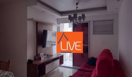 LIVE vende: Apartamento com 2 quartos, varanda, vaga e lazer com 72 m² por R$ 350.000 - Fonseca - Niterói/RJ