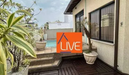 LIVE vende: Excelente Cobertura com 3 quartos, lazer, 2 vagas, 314 m² por R$ 1.800.000 - Icaraí - Niterói/RJ