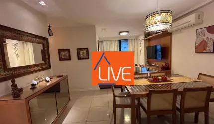 LIVE VENDE: BAIXOU!!!! Lindo Apartamento com 2 quartos,suíte, vaga, varanda e lazer completo, 87 m² por R$ 760.000 - Vital Brasil - Niterói/RJ