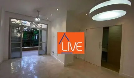 LIVE VENDE: Ótimo Apartamento com 2 quartos, suíte, varanda, vaga, 1 quadra da Praia, 80 m² por R$ 750.000 - Icaraí - Niterói/RJ