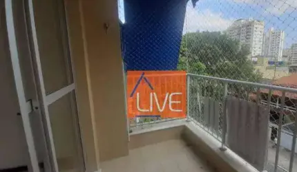 LIVE VENDE: Excelente apartamento, 2 quartos, suíte, varanda, de frente, vista indevassável,1 vaga. 72m²