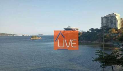Apartamento com 3 dormitórios,1 suíte vista mar à venda, 140 m² por R$ 950.000 - Ingá - Niterói/RJ