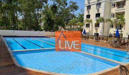 LIVE VENDE: Apartamento com 1 quarto, vaga e lazer, 39 m² por R$ 250.000 - Barreto - Niterói/RJ