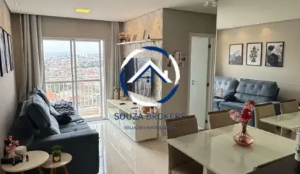 Lindo apartamento de 54m² na Vila Humaitá em Santo André
