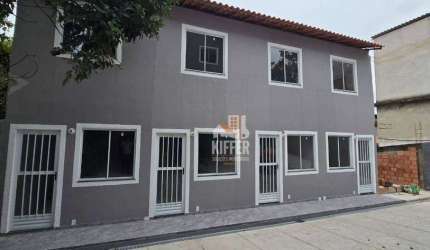 Casa Duplex com 2 Quartos e Quintal Privativo – Financia! – Laranjal, São Gonçalo