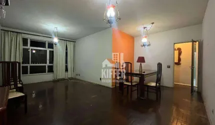 Apartamento com 3 quartos  para alugar, 120 m² por R$ 5.327/mês - Icaraí - Niterói/RJ