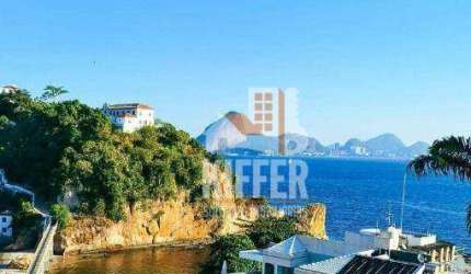 VISTA DE CINEMA - PARADISÍACA - Apartamento com 4 dormitórios, 2 suítes, 3 Varandas, 419 m² por R$ 2.800.000,00 - Boa Viagem - Niterói/RJ