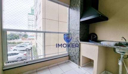 Apartamento próximo ao Centro, Suzano/SP; 3 quartos (1 suíte); 2 vagas