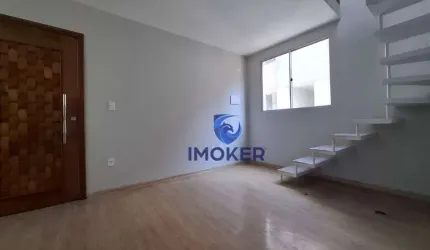 Apartamento Duplex no Jd. Itamarati, Poá/SP; 2 quartos; 1 vaga; varanda no piso superior.