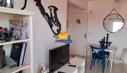Apartamento à Venda em Bertioga-SP, Bairro Maitinga: 2 Quartos, 1 Sala, 1 Banheiro, 1 Vaga de Garagem - 55m² de Área