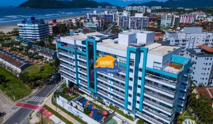 Apartamento  novo à venda em Bertioga-SP, bairro Maitinga: 50 mts da praia, 3 quartos, 3 salas, 2 vagas de garagem, 141m² de área. Aproveite!