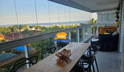 Apartamento para locação em Bertioga-SP  Bairro Maitinga  2 quartos, 2 salas, 2 banheiros, 2 vagas  68,61 m² de área.