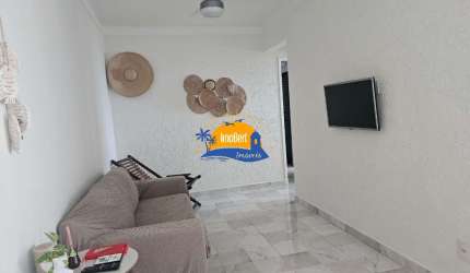 Apartamento à venda em Bertioga- SP, 300 metros da praia: 2 quartos (sendo 1 suíte), 1 vaga de garagem