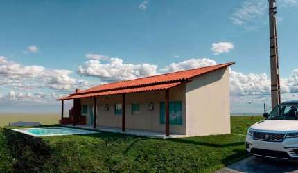 VENDEMOS CHÁCARA NA PLANTA, TERRENO + CONSTRUÇÃO, PISCINA E ÁREA GOURMET