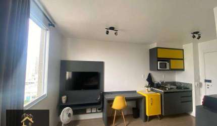 Apartamento com 1 dormitório para alugar, 20 m² por R$ 2.020,00/mês - Brás - São Paulo/SP