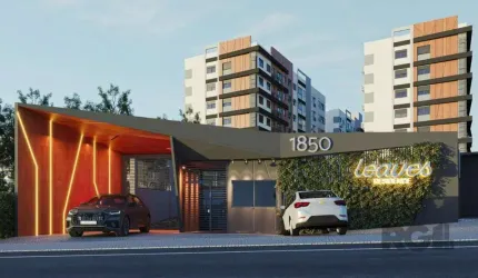 Apartamento de 2 dormitórios sendo um suíte e com sacada no bairro Cristal