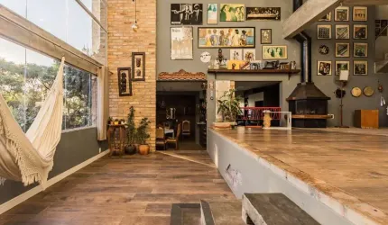 Casa com magnifica vista nos altos da Amapá