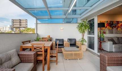 Apartamento Garden com 178m², 3 quartos, 1 suíte, 2 vagas, no bairro Chácara Das Pedras
