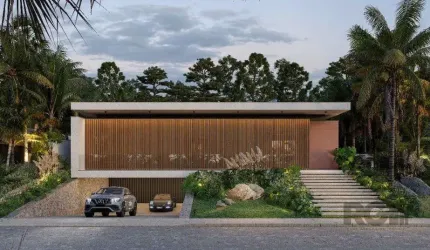 A casa conta com 434m2 de área construída, mas com um aproveitamento total dos 1.012m2 do lote