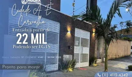 Apartamento para Venda em São Paulo, Cidade A E Carvalho, 2 dormitórios, 1 banheiro