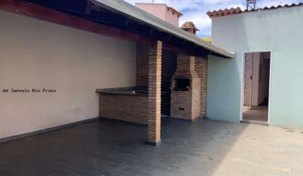 Casa para Locação em São José do Rio Preto, Jardim Maria Cândida, 3 dormitórios, 2 banheiros, 2 vagas