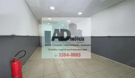 Salão Comercial para Locação em São José do Rio Preto, Centro, 1 banheiro