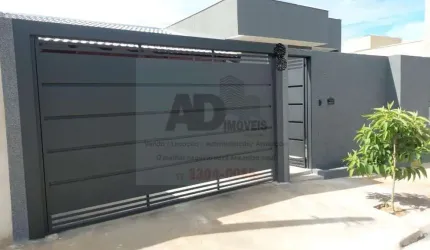 Casa para Venda em Mirassol, Miravista Residencial, 3 dormitórios, 1 suíte, 2 banheiros, 2 vagas