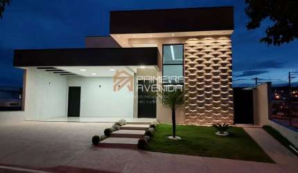 Casa térrea 164m² em condomínio fechado - Residencial Terras do Vale
