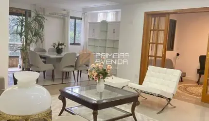 Apartamento mobiliado de 205m² - 4 suítes, 3 vagas, com vista linda