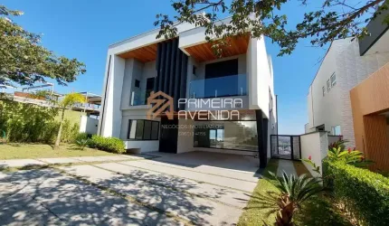 Sobrado mobiliado em condomínio fechado com 5 suítes no Alphaville 2