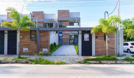 Casa nova com 3 suítes e deck gourmet no Eusébio – Timbu