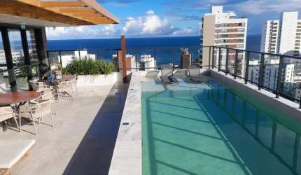 APARTAMENTO QUARTO E SALA NASCENTE GARAGEM PISCINA À VENDA NA BARRA!!
