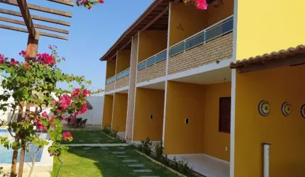 Casa com 8 suítes área total 1.030 m² MOBILIADA no caminho do Morro Branco - Beberibe - CE
