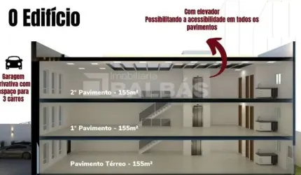 PRÉDIO COMERCIAL NOVO - 3 PAVIMENTOS -