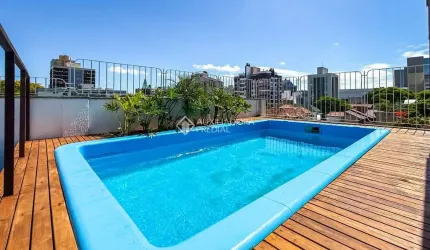 Cobertura com 3 quartos à venda na Rua Mucio Teixeira, 585, Menino Deus, Porto Alegre, 206 m2 por R$ 1.100.000