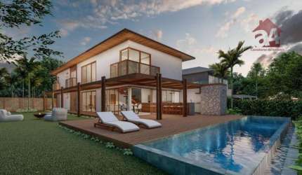 Casa com 5 dormitórios à venda, 387 m² por R$ 5.200.000,00 - Praia do Forte - Mata de São João/BA