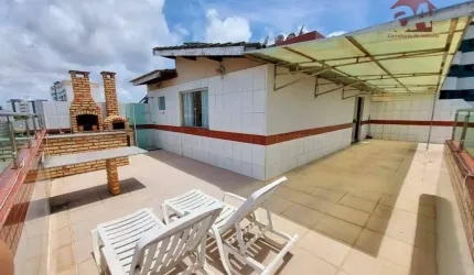 Cobertura com 4 dormitórios à venda, 240 m² por R$ 660.000,00 - Jardim Aeroporto - Lauro de Freitas/BA