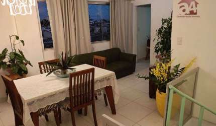 Apartamento Duplex com 3 dormitórios à venda, 120 m² por R$ 390.000,00 - Parque Jockey Clube - Lauro de Freitas/BA