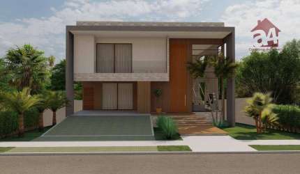Casa com 3 dormitórios à venda, 351 m² por R$ 2.130.000,00 - Alphaville Litoral Norte 3 - Camaçari/BA