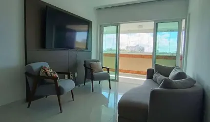 Apartamento com 3 dormitórios à venda, 120 m² por R$ 580.000,00 - Pitangueiras - Lauro de Freitas/BA