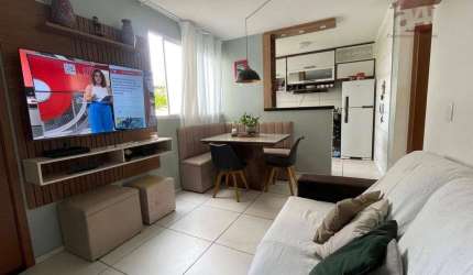 Apartamento com 1 dormitório à venda, 60 m² por R$ 180.000 - Vida Nova - Lauro de Freitas/BA
