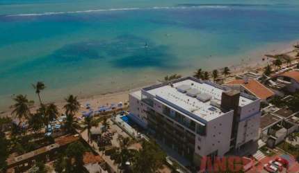 Flat apartamento pé na areia, no melhor do Caribessa.