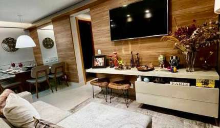 Lindo apto de dois qtos, suite, duas vagas e lazer no Liberdade