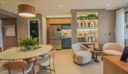 Apartamento 2 dormitórios, 1 suíte, varanda gourmet, Condomínio ATMO, Parque Morumbi, Shopping Iguatemi Esplanada