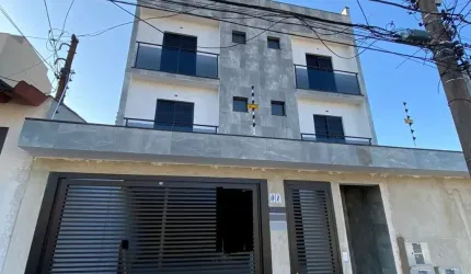 Apartamento sem condomínio (Novo) com 51 m², 2 dormitórios, 1 banheiro no Parque Oratório em Santo André.