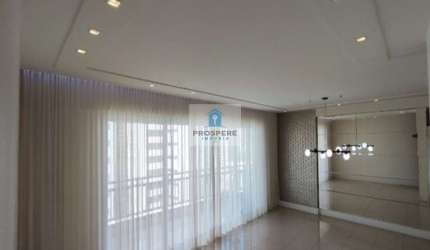 Apartamento no Loteamento Aquarius, 4 quartos sendo 4 suítes, varanda, e 2 vagas de garagem