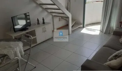 Apartamento duplex com 1 quarto sendo 1 suíte