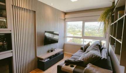 Apartamento com 1 dormitório e 1 vaga de garagem no Bairro Partenon