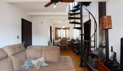 Vende-se ampla cobertura 3 quartos com vaga, lareira e churrasqueira - 175m² - A
