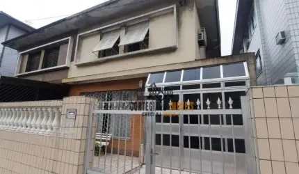 Sobrado com 3 dormitórios à venda, 174 m² por R$ 850.000 - Macuco,Santos!